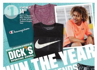 Dick’s Sporting Goods Weekly Ad Aug 27 – Sep 07, 2019