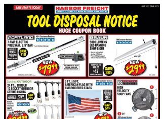 Harbor Freight Flyer Sale July, 2019