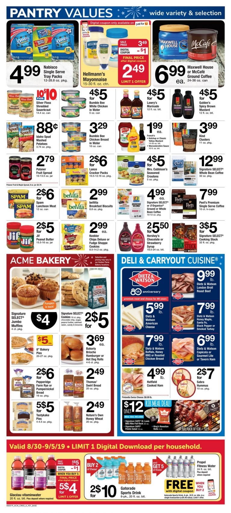 Acme Weekly Ad Aug 30 Sep 5, 2019