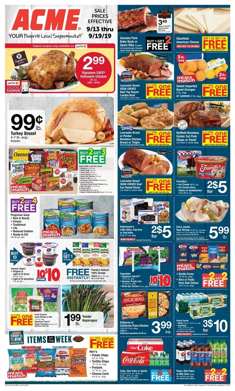 Acme Weekly Ad Sep 13 Sep 19, 2019