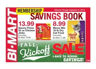 Bi Mart Weekly Ad Aug 29 – Sep 08, 2019