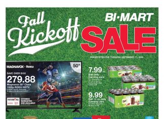 Bi Mart Weekly Ad Sep 5 – Sep 11, 2019