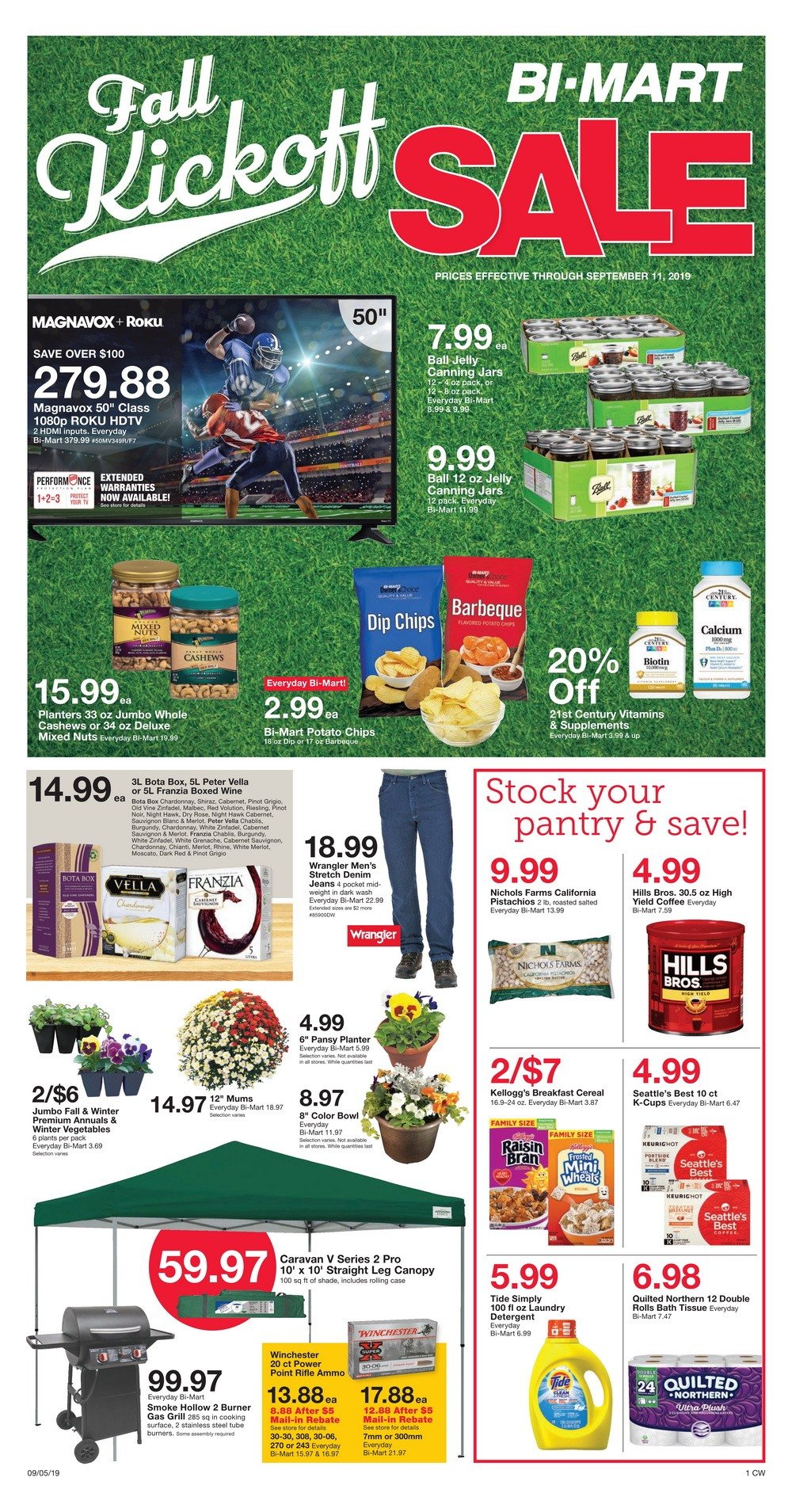 Bi Mart Weekly Ad Sep 5 - Sep 11, 2019