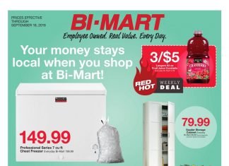 Bi Mart Weekly Ad Sep 12 – Sep 18, 2019