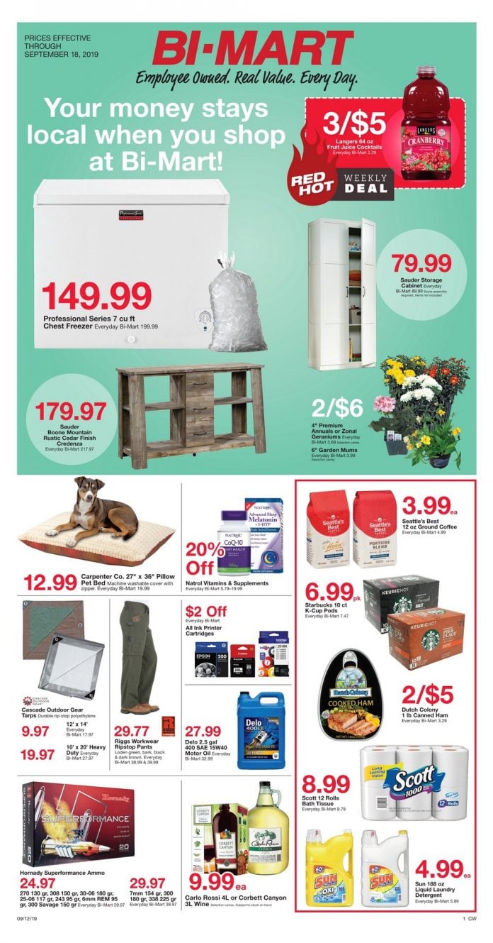 Bi Mart Weekly Ad Sep 12 Sep 18, 2019