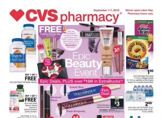 CVS Weekly Ad Sep 01 – Sep 07, 2019