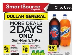 Dollar General Weekly Ad Sep 01 – Sep 07, 2019