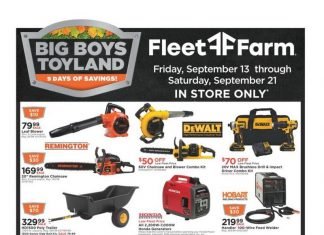 Fleet Farm Weekly Ad Sep 13 – Sep 21, 2019