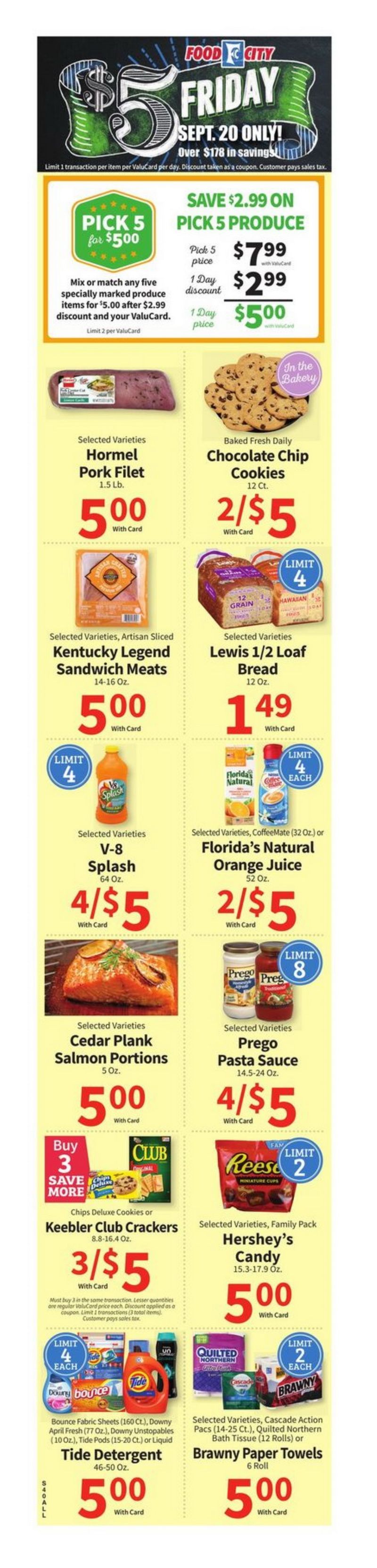 Food City Weekly Ad Sep 18 – Sep 24, 2019