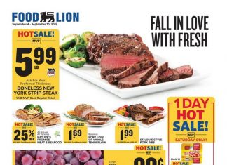 Food Lion Weekly Ad Sep 04 – Sep 10, 2019
