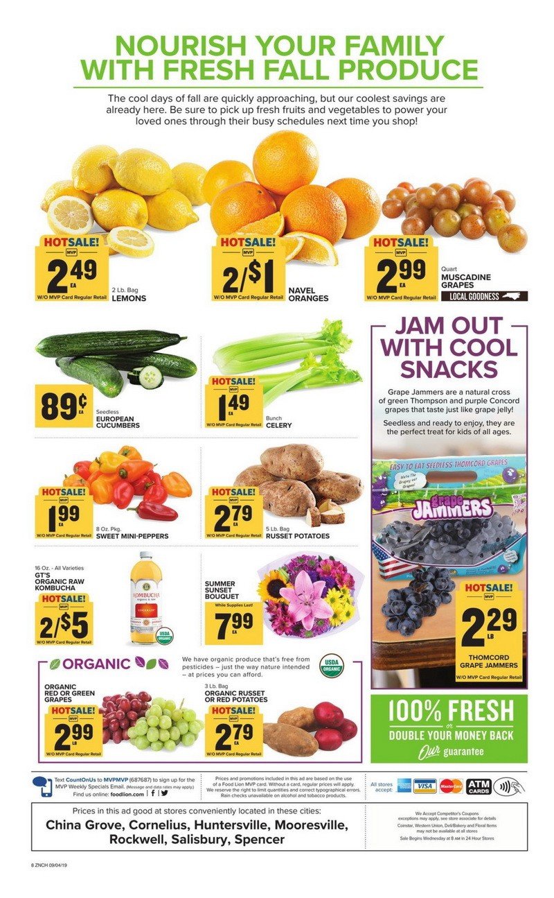 Food Lion Weekly Ad Sep 04 Sep 10, 2019
