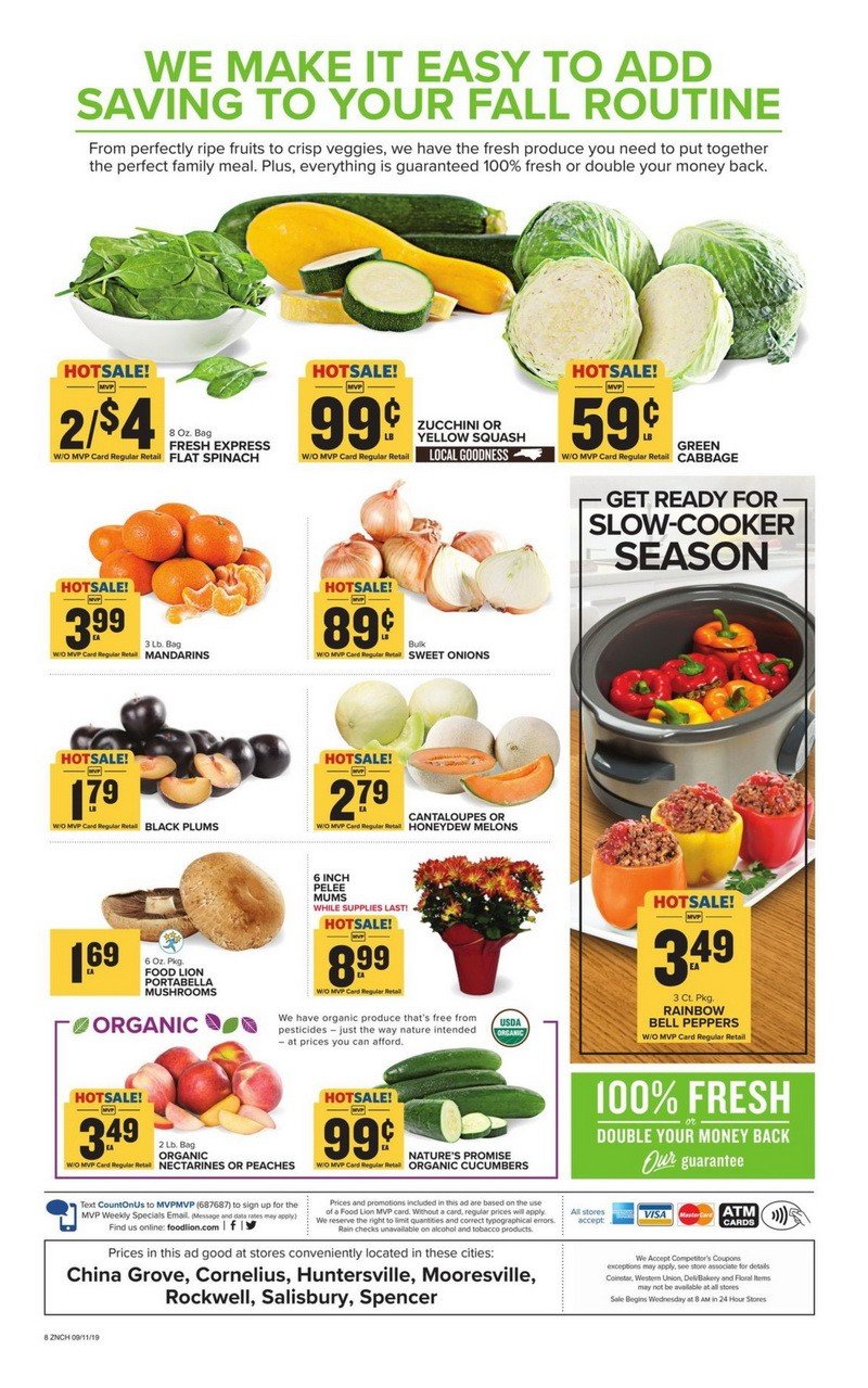 Food Lion Weekly Ad Sep 11 - Sep 17, 2019