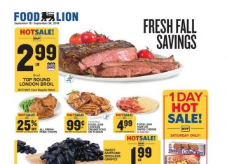 Food Lion Weekly Ad Sep 18 – Sep 24, 2019