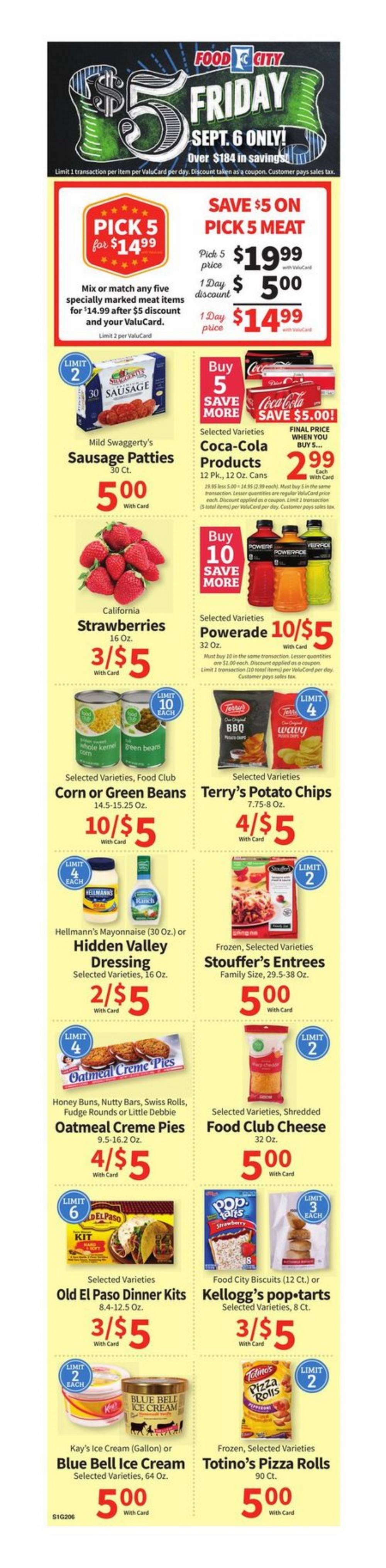 Food City Weekly Ad Sep 4 – Sep 10, 2019