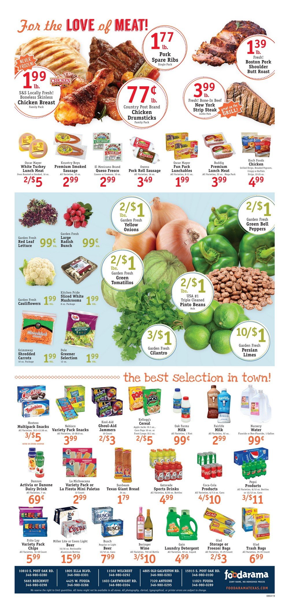 Foodarama Weekly Ad Sep 4 Sep 10, 2019