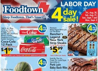 Foodtown Weekly Ad Aug 30 – Sep 05, 2019