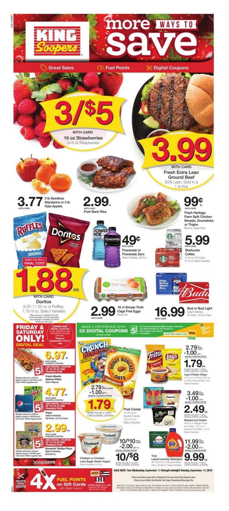 King Soopers Weekly Ad Sep 11 Sep 17, 2019