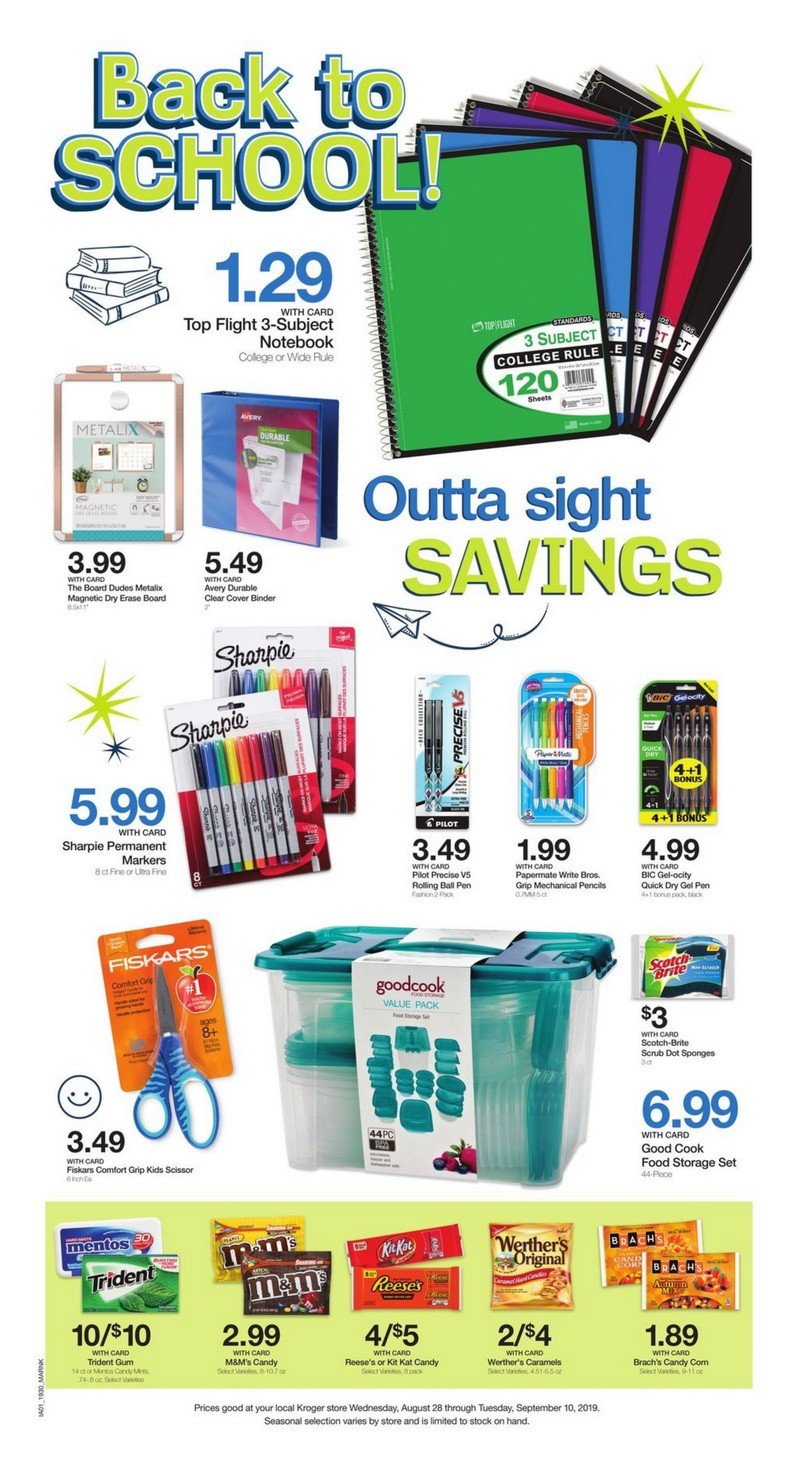 Kroger Weekly Ad Sep 04 – Sep 10, 2019