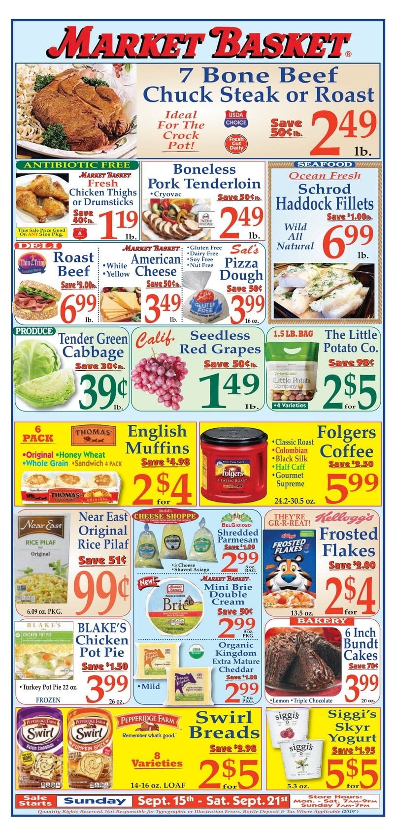 Market Basket Weekly Ad Sep 15 Sep 21, 2019