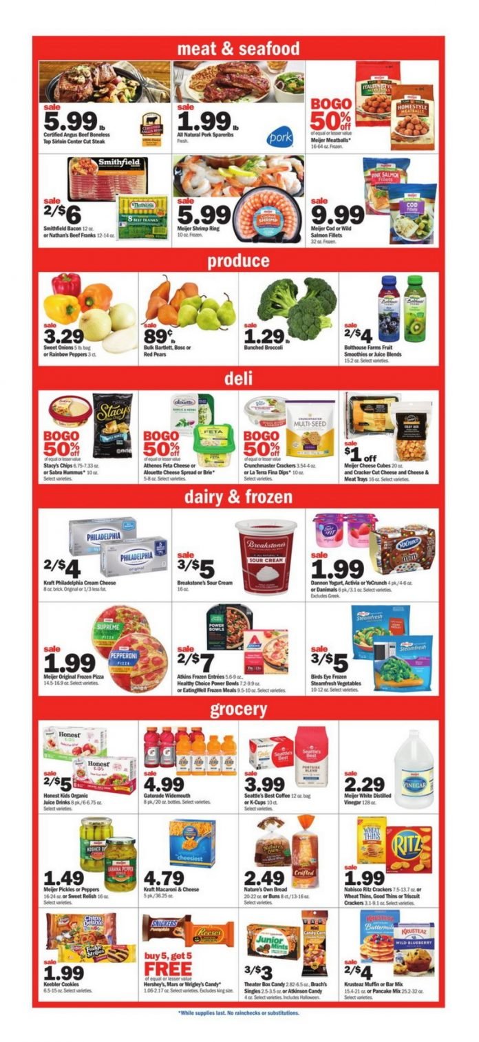 Meijer Weekly Ad Sep 15 Sep 21, 2019