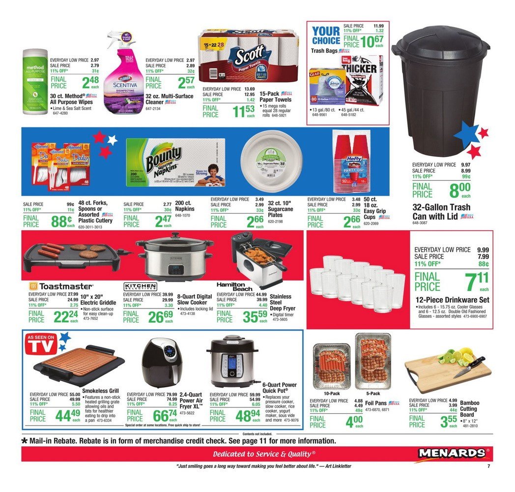 Menards Weekly Ad Aug 25 – Sep 02, 2019