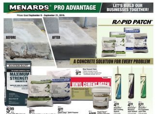 Menards Weekly Sale Sep 08 – Sep 21, 2019