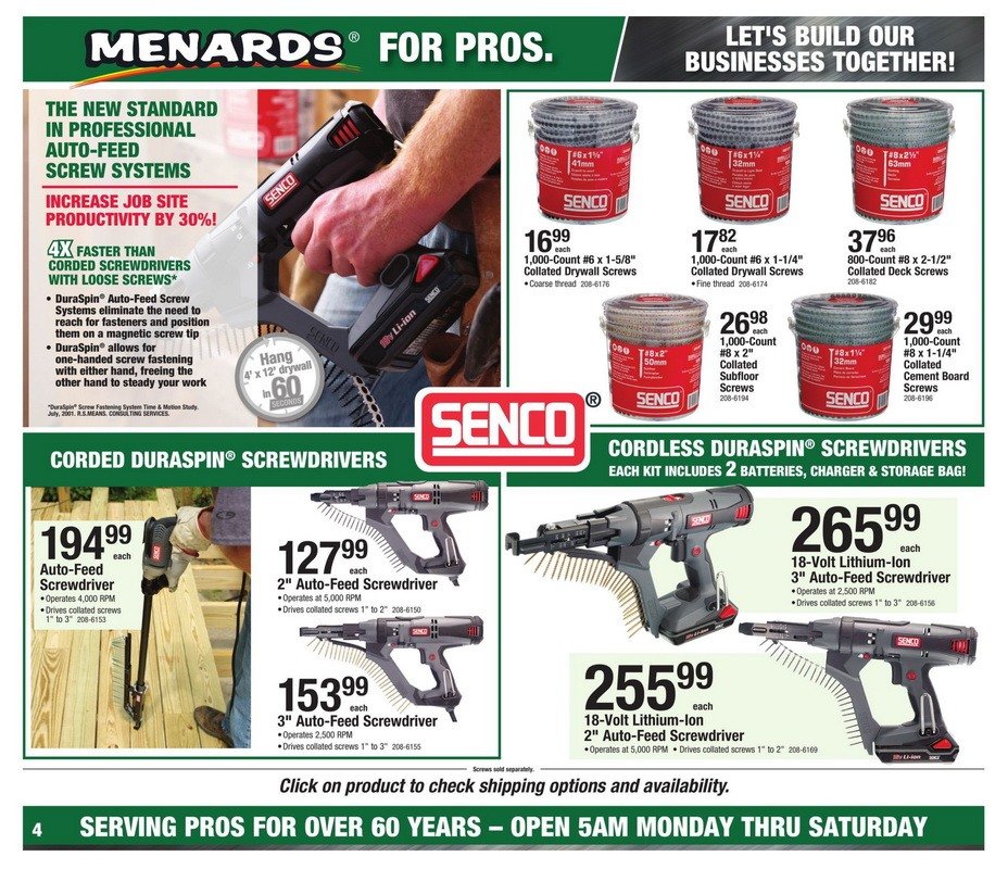 Menards Weekly Sale Sep 08 Sep 21, 2019