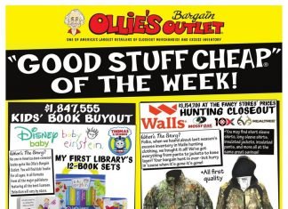 Ollie’s Weekly Ad Sep 06 – Sep 11, 2019