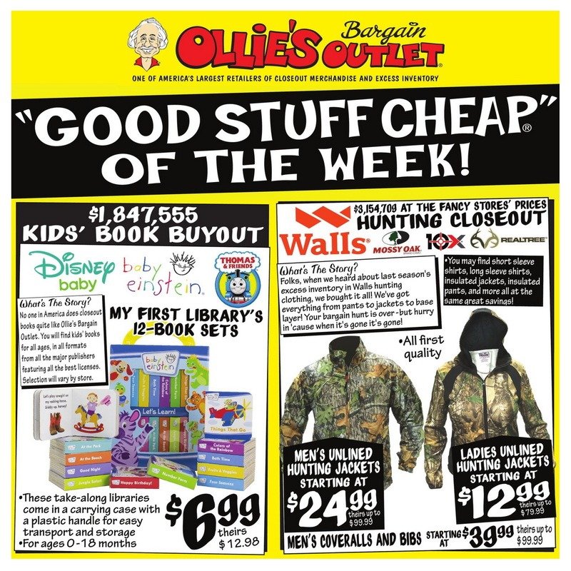 Ollie's Weekly Ad Sep 06 – Sep 11, 2019