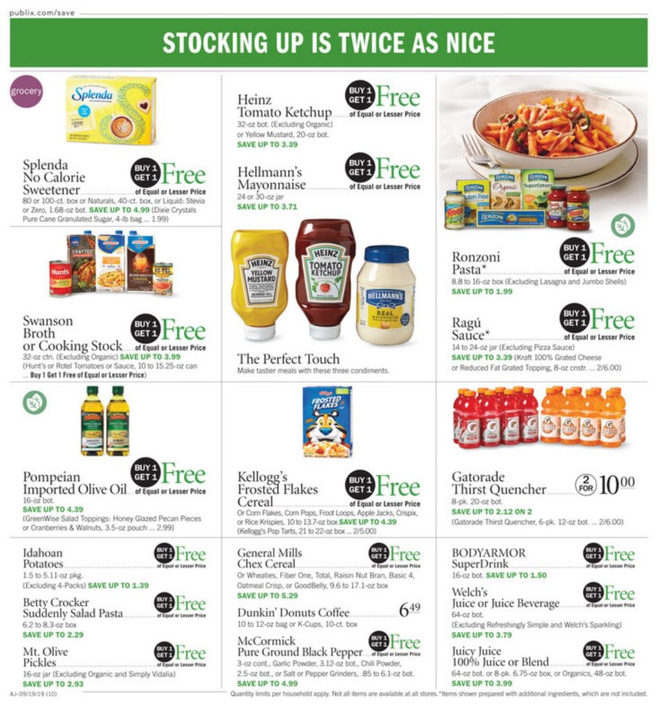 Publix Weekly Ad Sep 18 – Sep 24, 2019