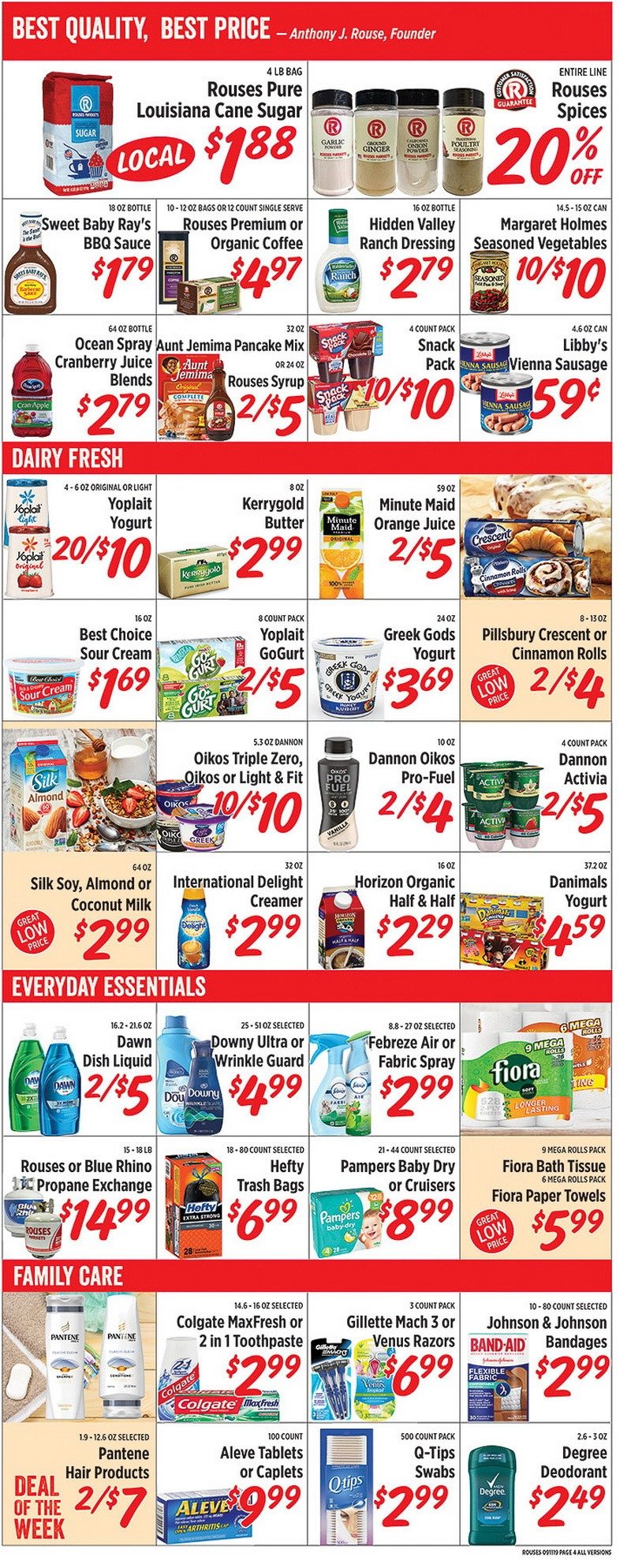 Rouses Markets Weekly Ad Sep 11 – Sep 18, 2019