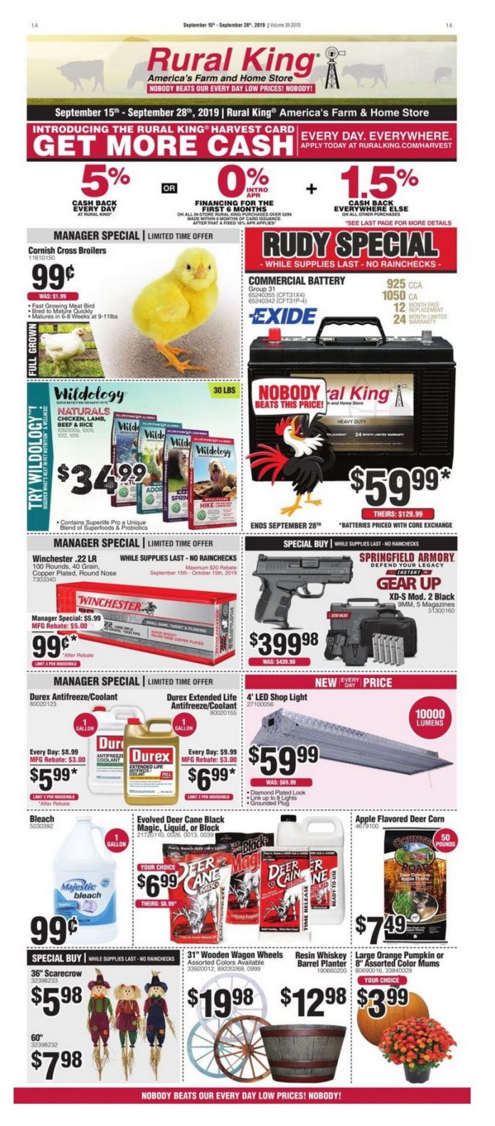 Rural King Weekly Ad Sep 15 Sep 28, 2019