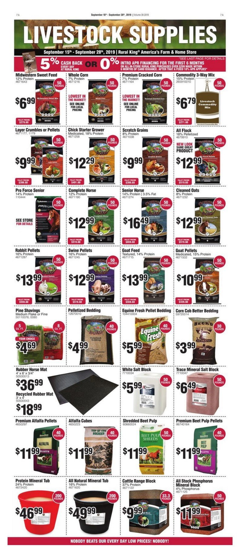 Rural King Weekly Ad Sep 15 Sep 28, 2019