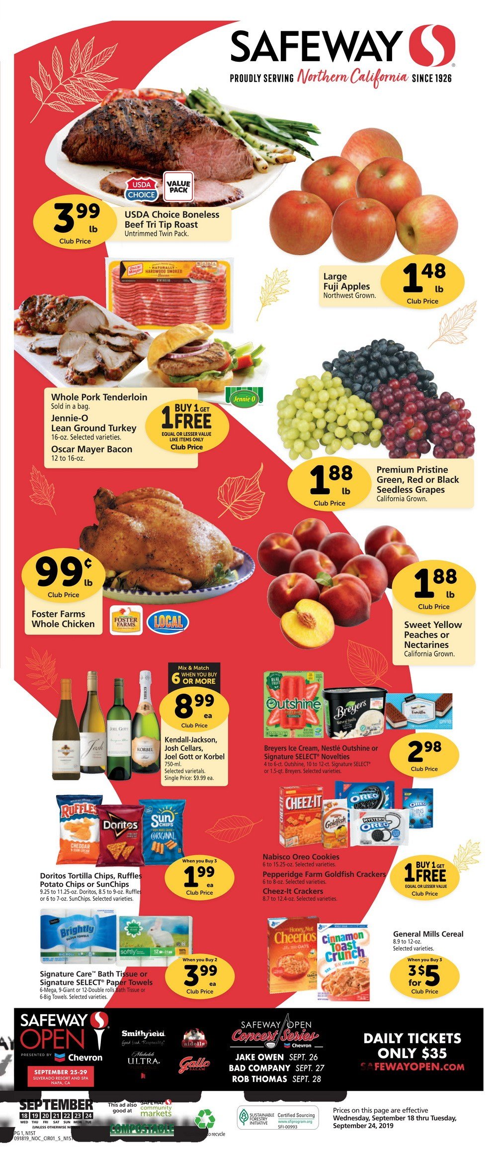 Safeway Weekly Ad Sep 18 Sep 24, 2019