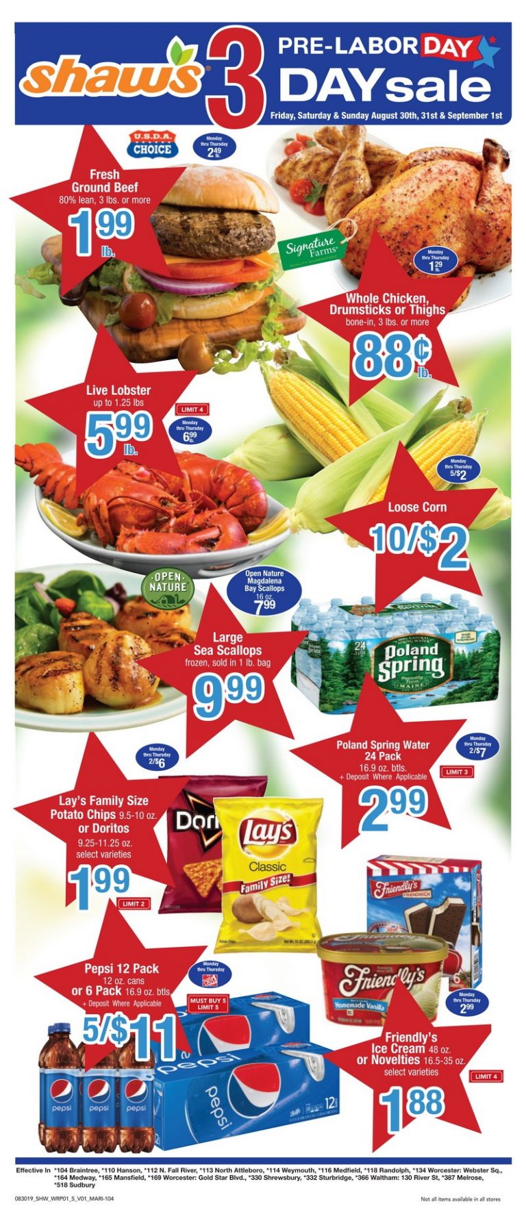 Shaw's Weekly Ad Aug 30 Sep 05, 2019