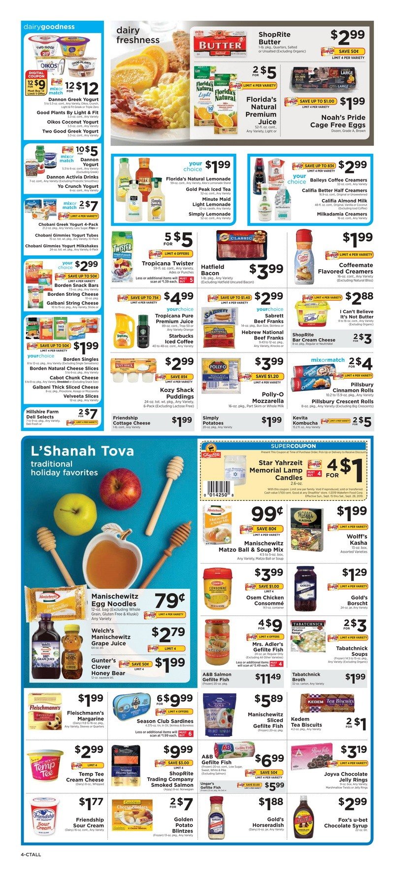 ShopRite Weekly Ad Sep 15 Sep 21, 2019
