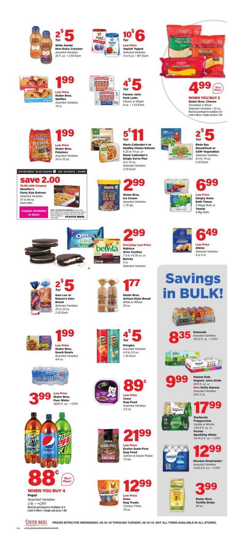 Stater Bros Weekly Ad Sep 04 Sep 10, 2019