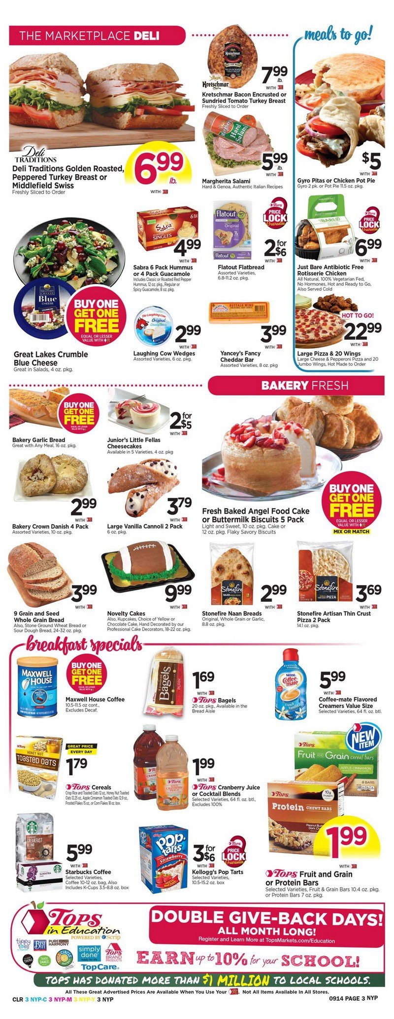 Tops Weekly Circular Sep 08 Sep 14, 2019