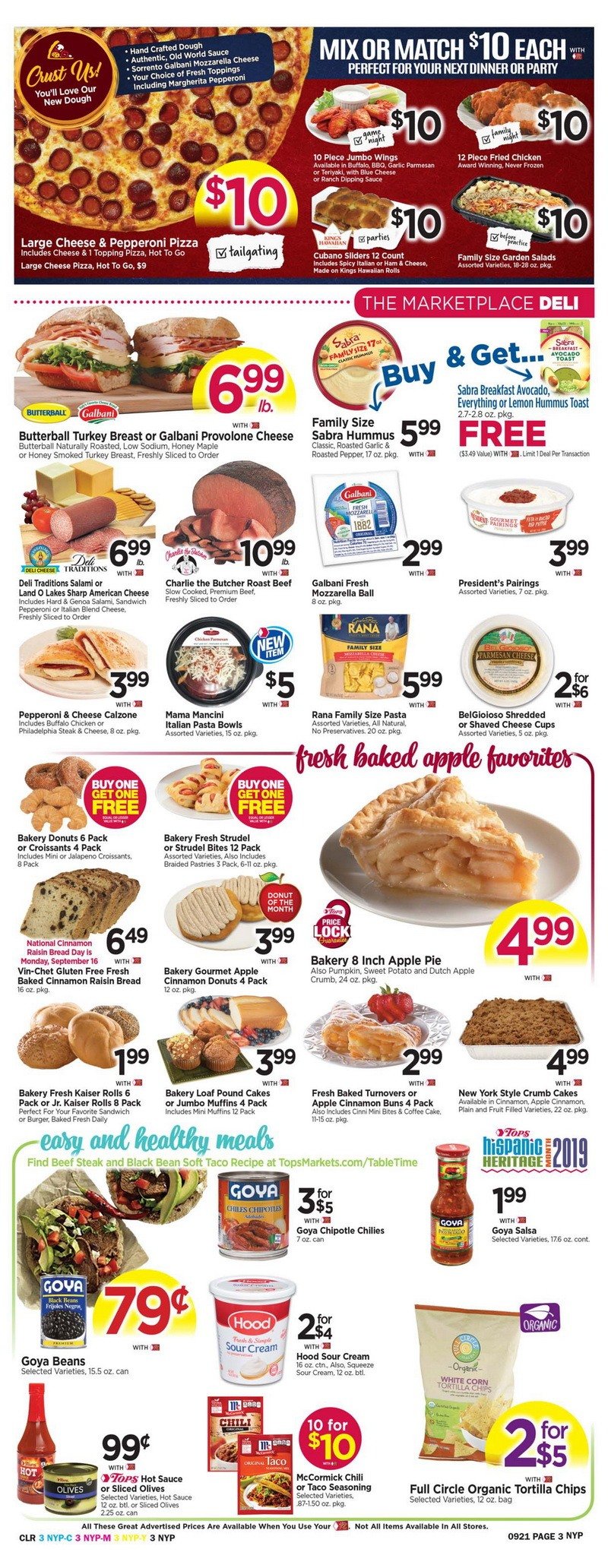 Tops Weekly Circular Sep 15 Sep 21, 2019