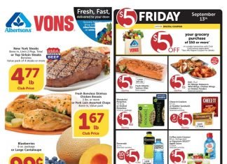Vons Weekly Ad Sep 11 – Sep 17, 2019
