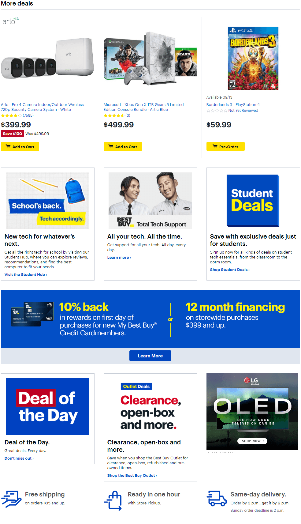 Best Buy Weekly Ad Sep 9 Sep 15, 2019