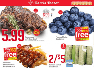 Harris Teeter Weekly Ad Sep 11 – Sep 17, 2019