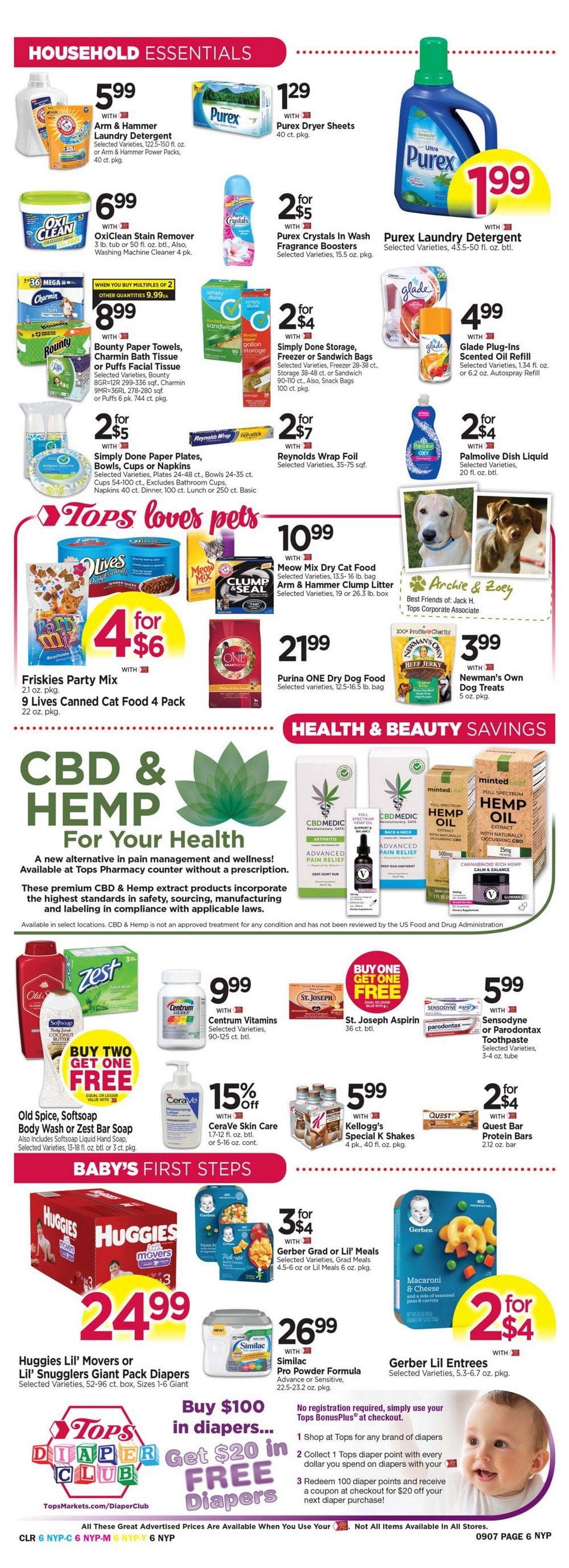 Tops Weekly Circular Sep 1 Sep 7, 2019