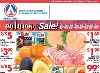 Associated Supermarkets Weekly Ad Sep 27 – Oct 03, 2019