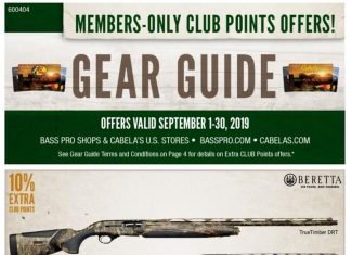Bass Pro Shops Gear Guide Sale Sep 1 – Sep 31, 2019