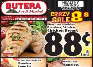 Butera Weekly Ad Sep 25 – Oct 01, 2019