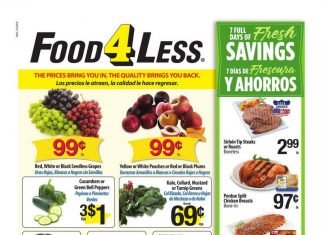 Food 4 Less Weekly Ad Sep 25 – Oct 1, 2019