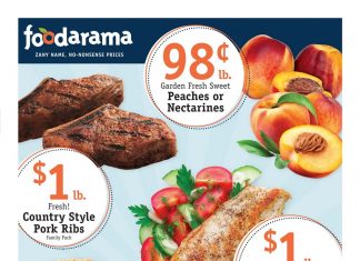 Foodarama Weekly Ad Sep 25 – Oct 1, 2019