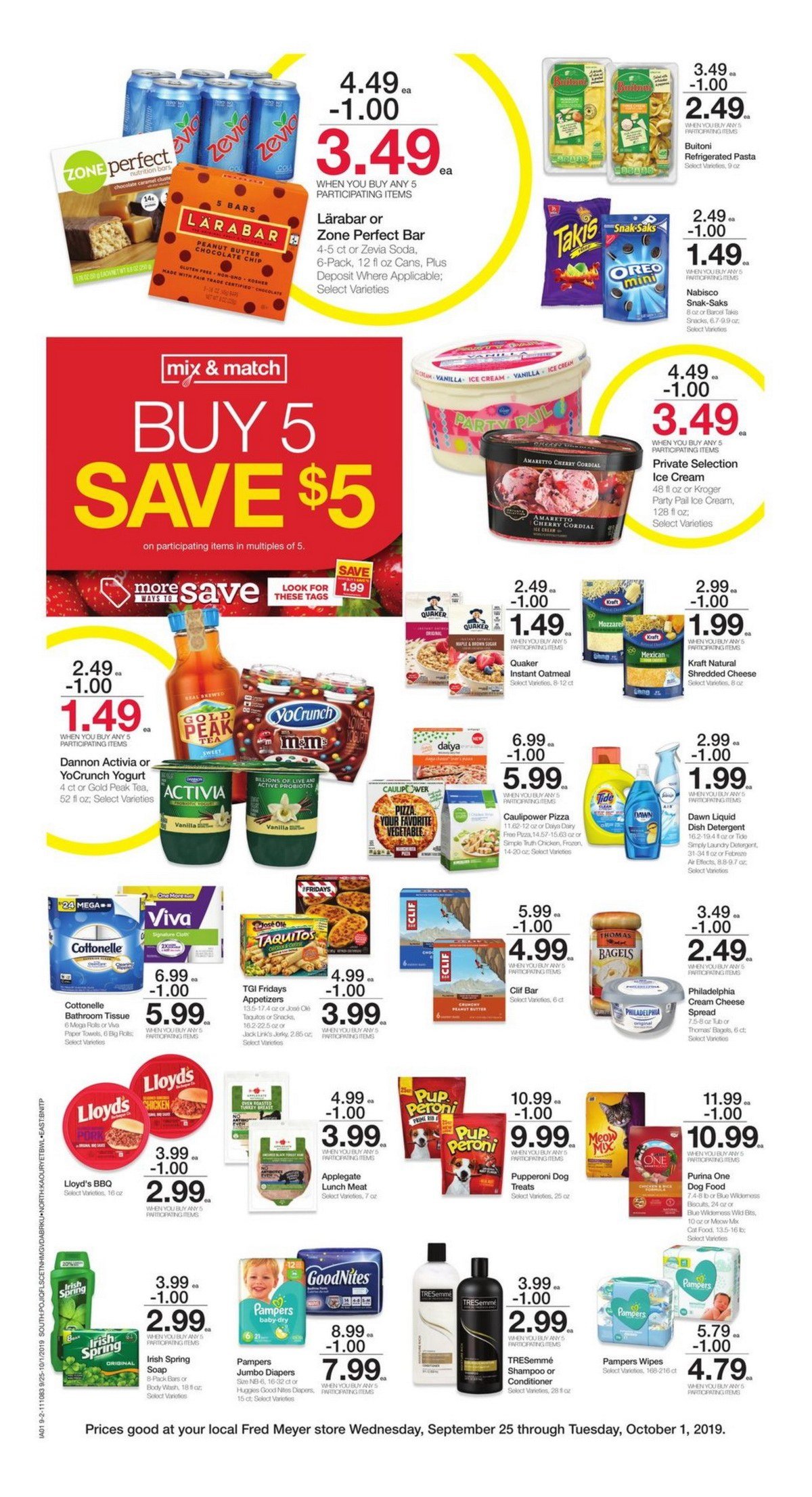Fred Meyer Weekly Circular Sep 25 Oct 1, 2019
