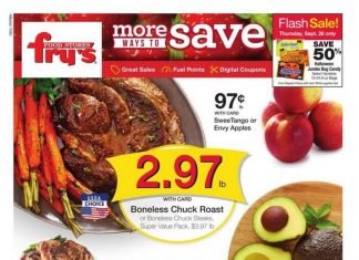 Fry’s Food Weekly Flyer Sep 25 – Oct 1, 2019